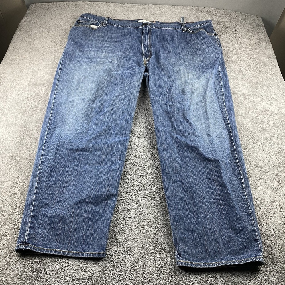 Levis 550 Relaxed Fit Jeans Mens 51x32 Blue‎ Medium Wash High Rise Denim Cotton
